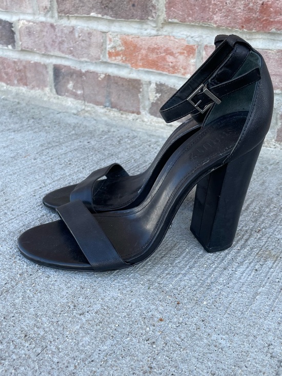 SCHUTZ Shoes - Schutz black block heel strap sandals size 37 high sexy luxury high end 6.5/7